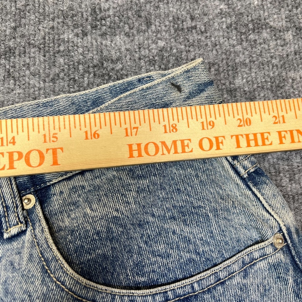 Xhilaration Flare Jeans Women's 22W Blue Cotton Denim Pockets Zip Fly - 39X31 - Picture 3 of 11